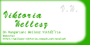 viktoria wellesz business card